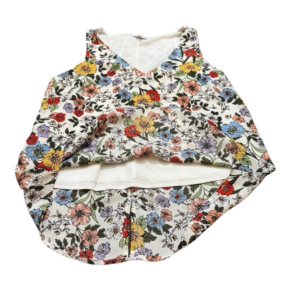 Ophelia Roe Floral Sleeveless Top - Multicolor - Picture 2 of 7